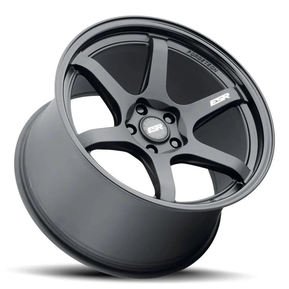 ESR AP6 Matte Black w/ Gloss Black Lip 2 of 2