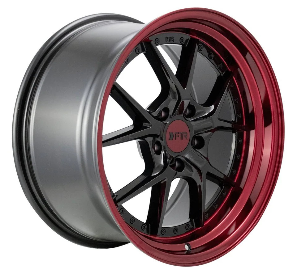 F1R F105 Gloss Black w/ Red Lip 3 of 3