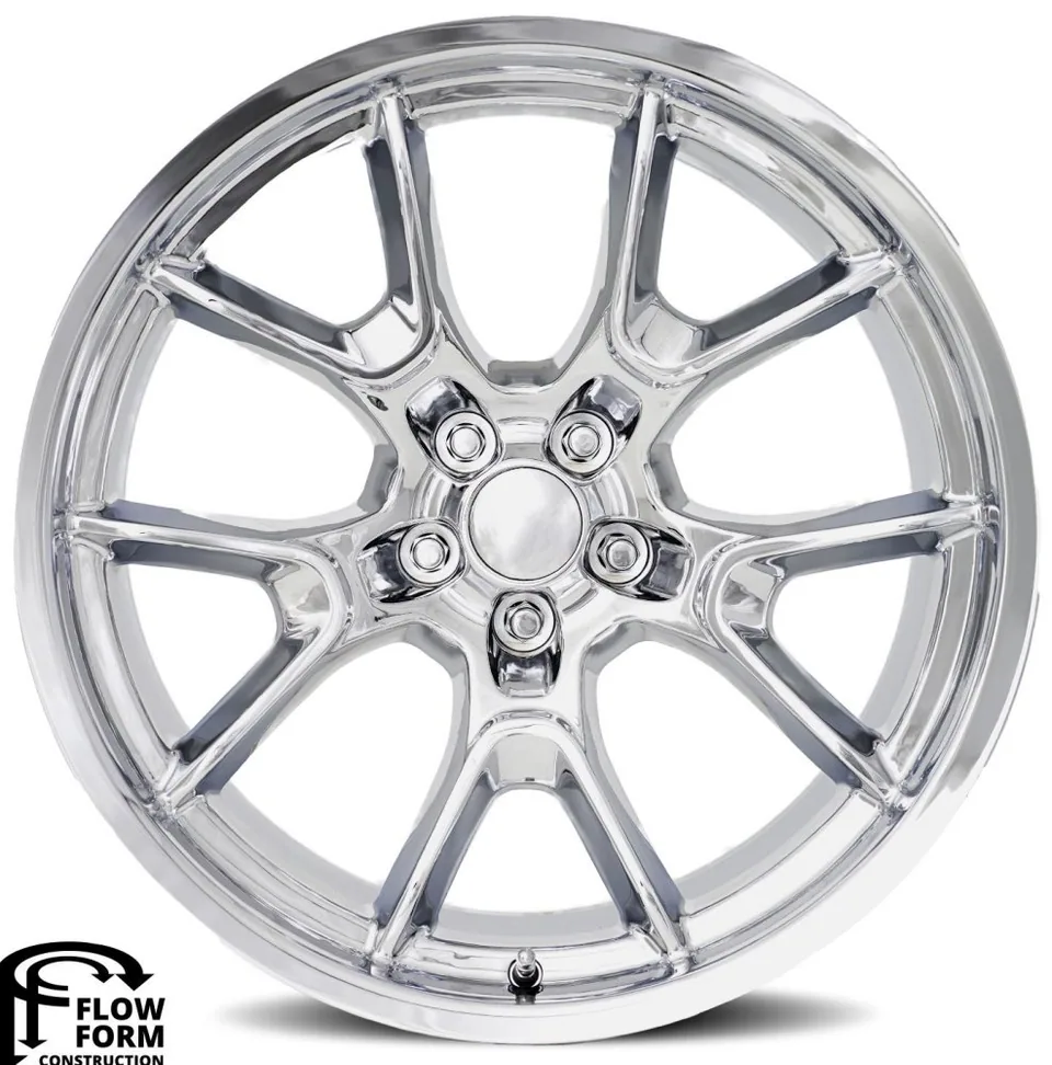 Factory Reproductions Replica Dodge Anniversary Replica Wheel Chrome FR66F 2 of 3