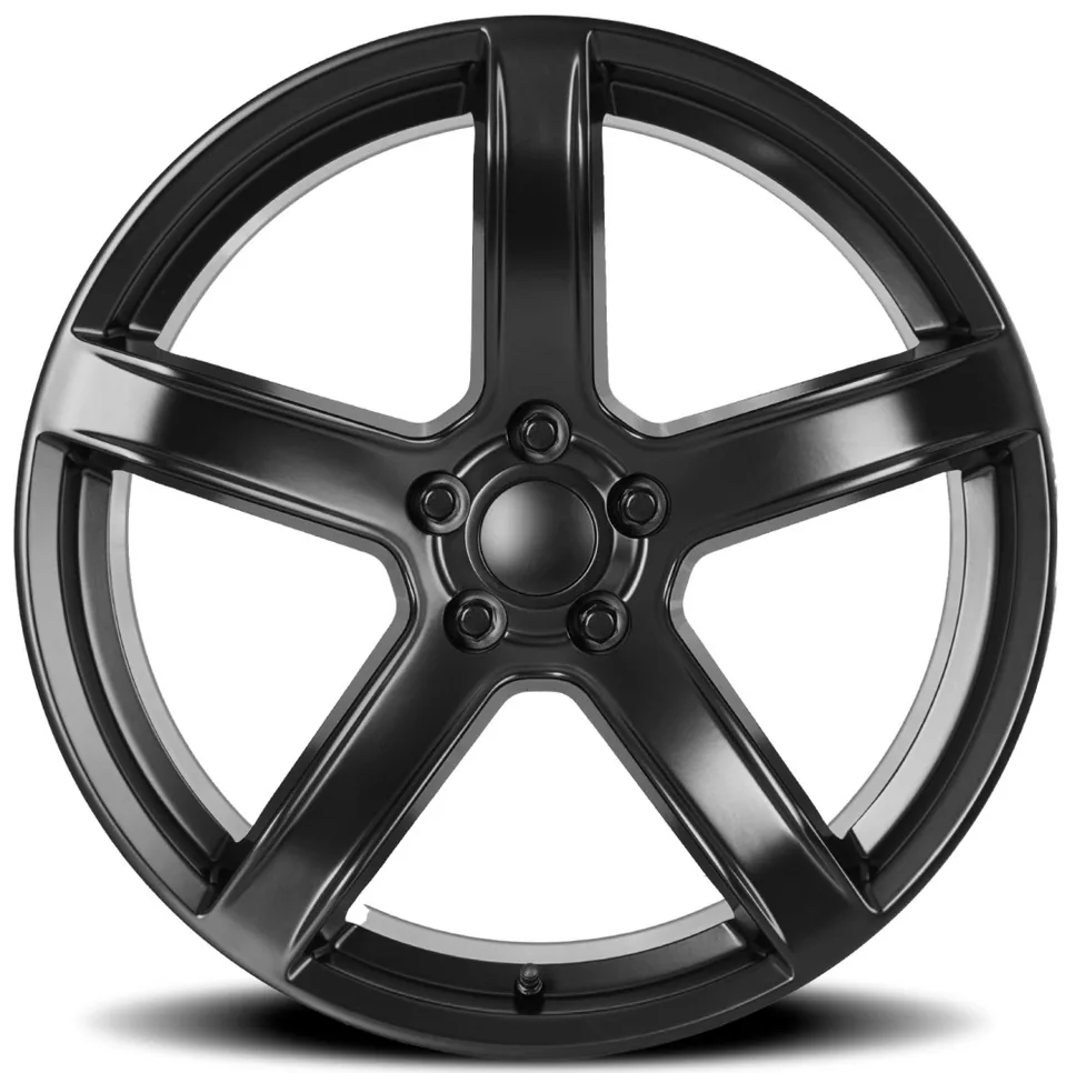 Factory Reproductions Replica Dodge Hellcat HC2 Replica Wheel Satin Black FR77F 2 of 4