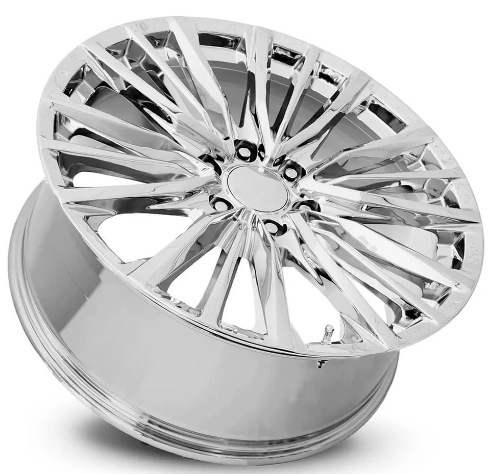 Factory Reproductions Replica Platinum V Replica Wheel Chrome FR205 2 of 3