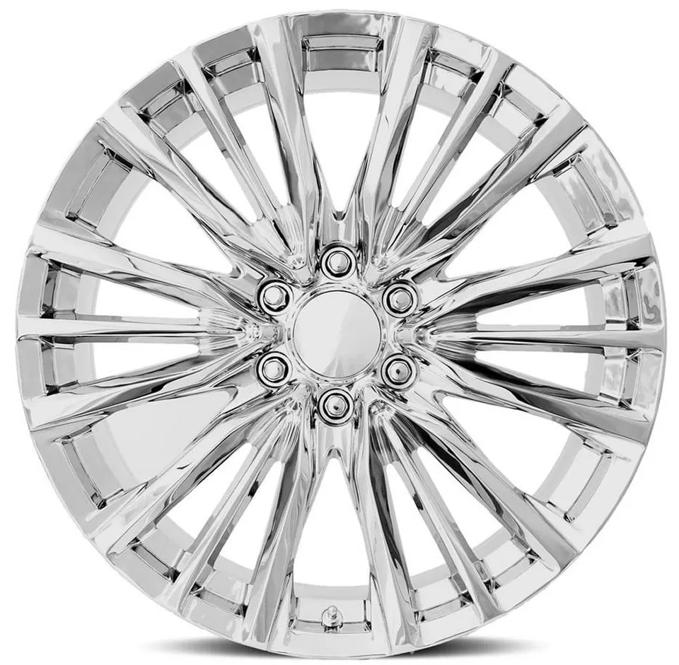 Factory Reproductions Replica Platinum V Replica Wheel Chrome FR205 3 of 3