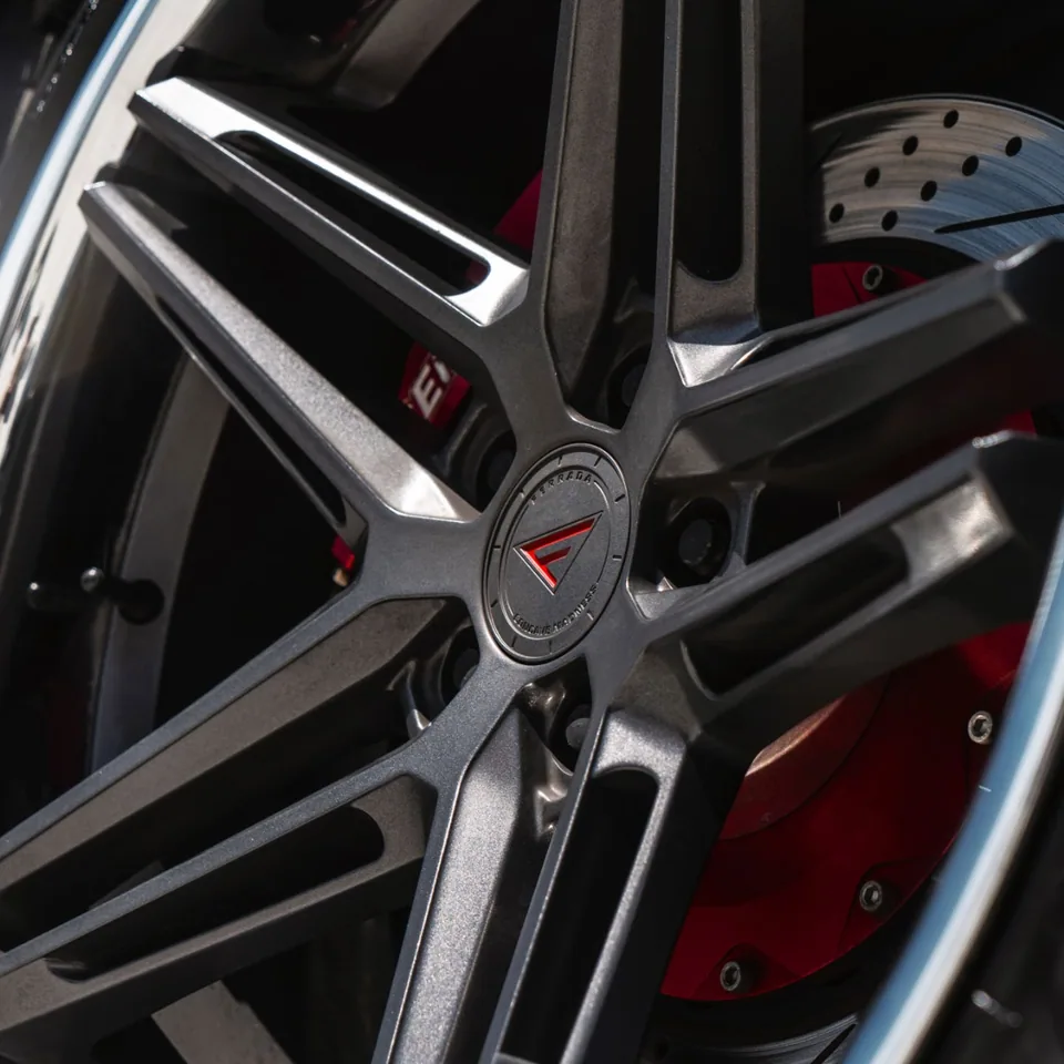 Ferrada CM1 Matte Graphite w/ Chrome Lip 5 of 6
