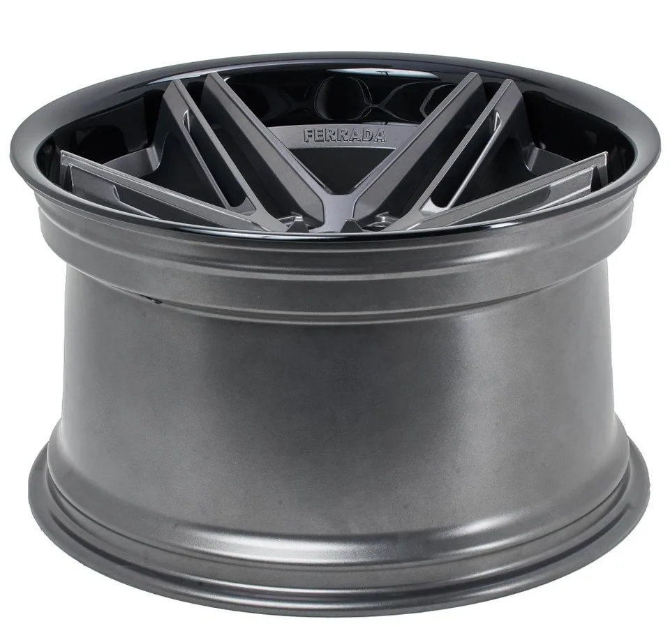 Ferrada CM1 Matte Graphite w/ Gloss Black Lip 2 of 3