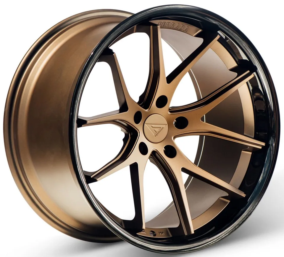 Ferrada FR2 Matte Bronze w/ Gloss Black Lip 1 of 6