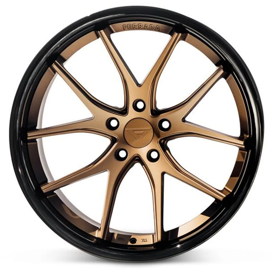Ferrada FR2 Matte Bronze w/ Gloss Black Lip 3 of 6