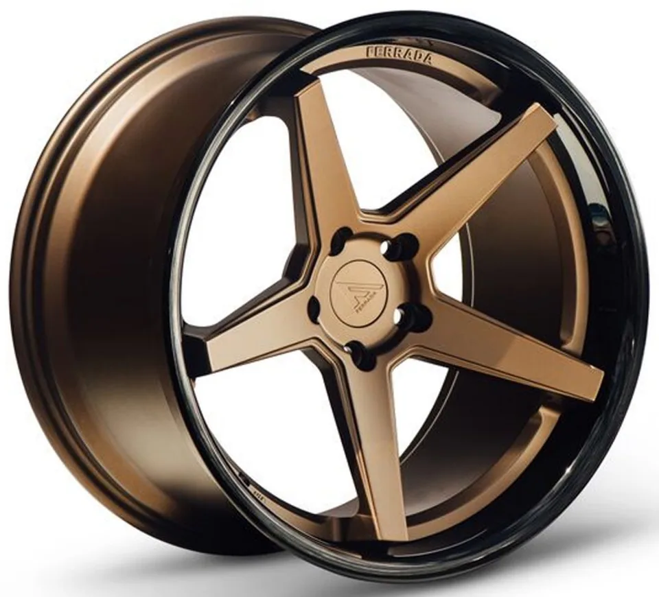 Ferrada FR3 Matte Bronze w/ Gloss Black Lip 1 of 6