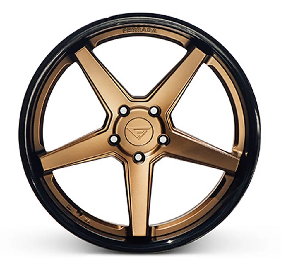 Ferrada FR3 Matte Bronze w/ Gloss Black Lip 3 of 6