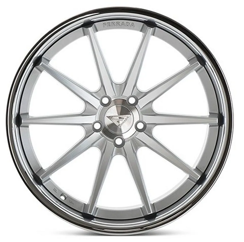Ferrada FR4 Machine Silver w/ Chrome Lip 6 of 6