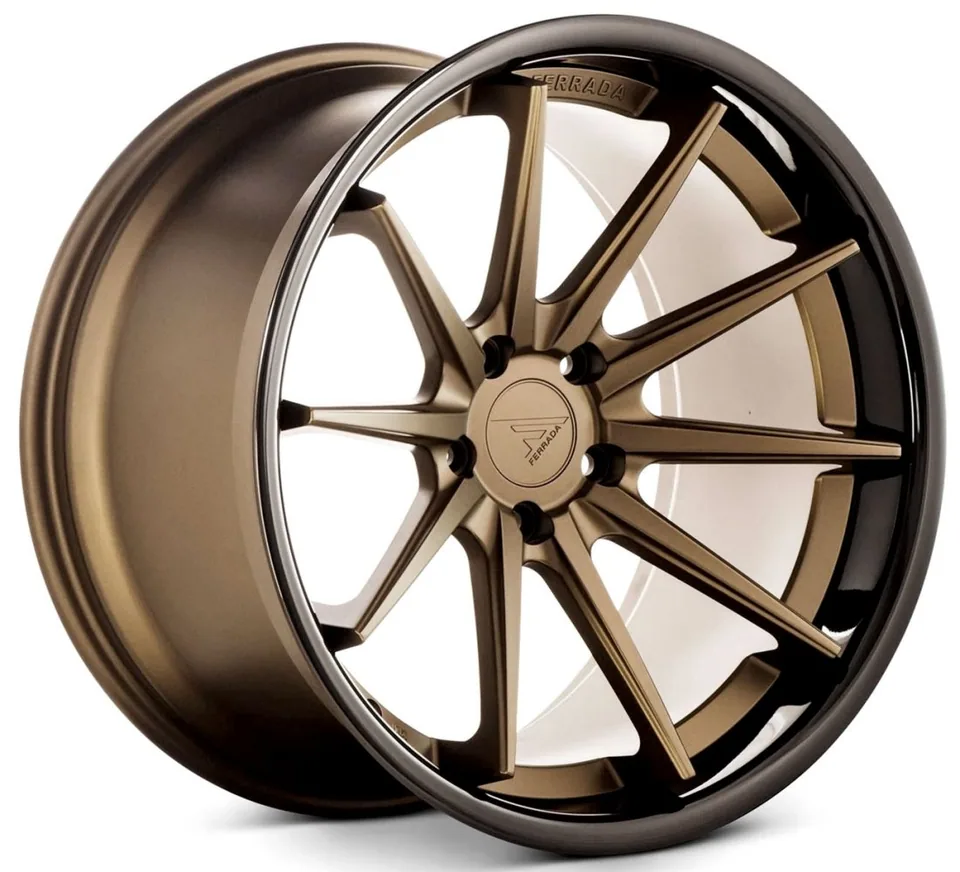 Ferrada FR4 Matte Bronze w/ Gloss Black Lip 1 of 5
