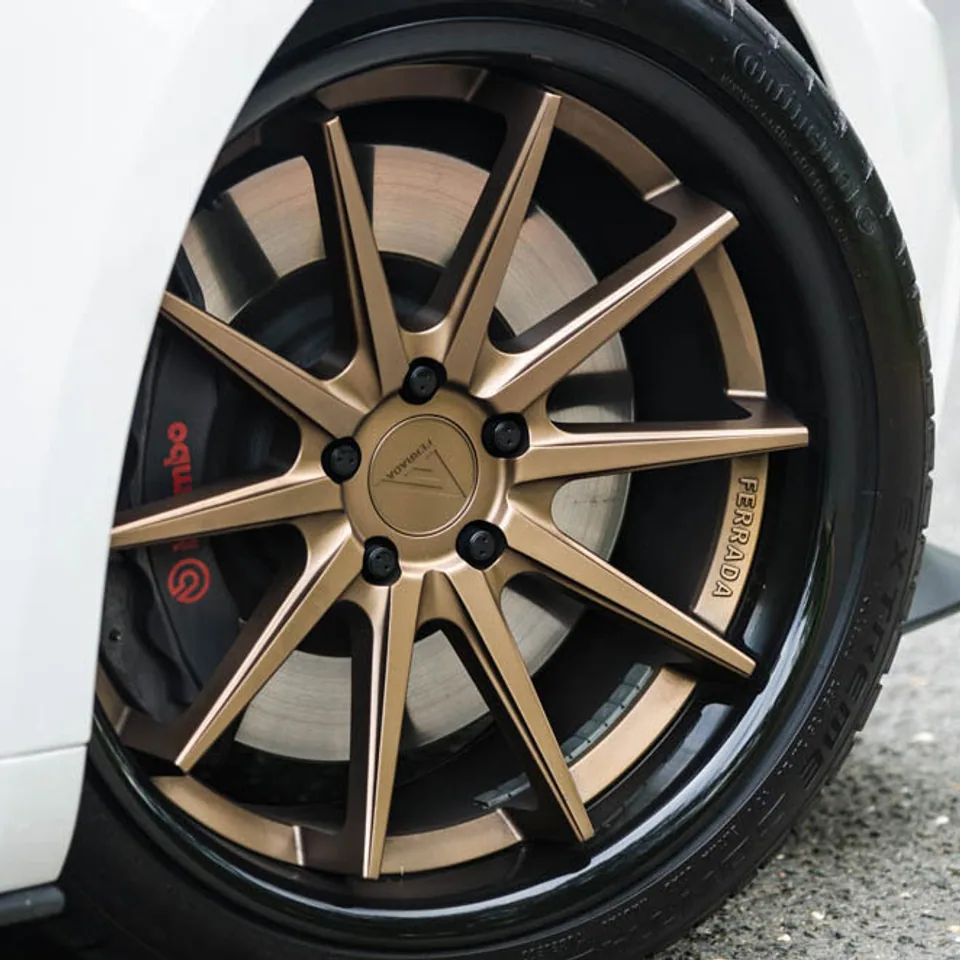 Ferrada FR4 Matte Bronze w/ Gloss Black Lip 5 of 5