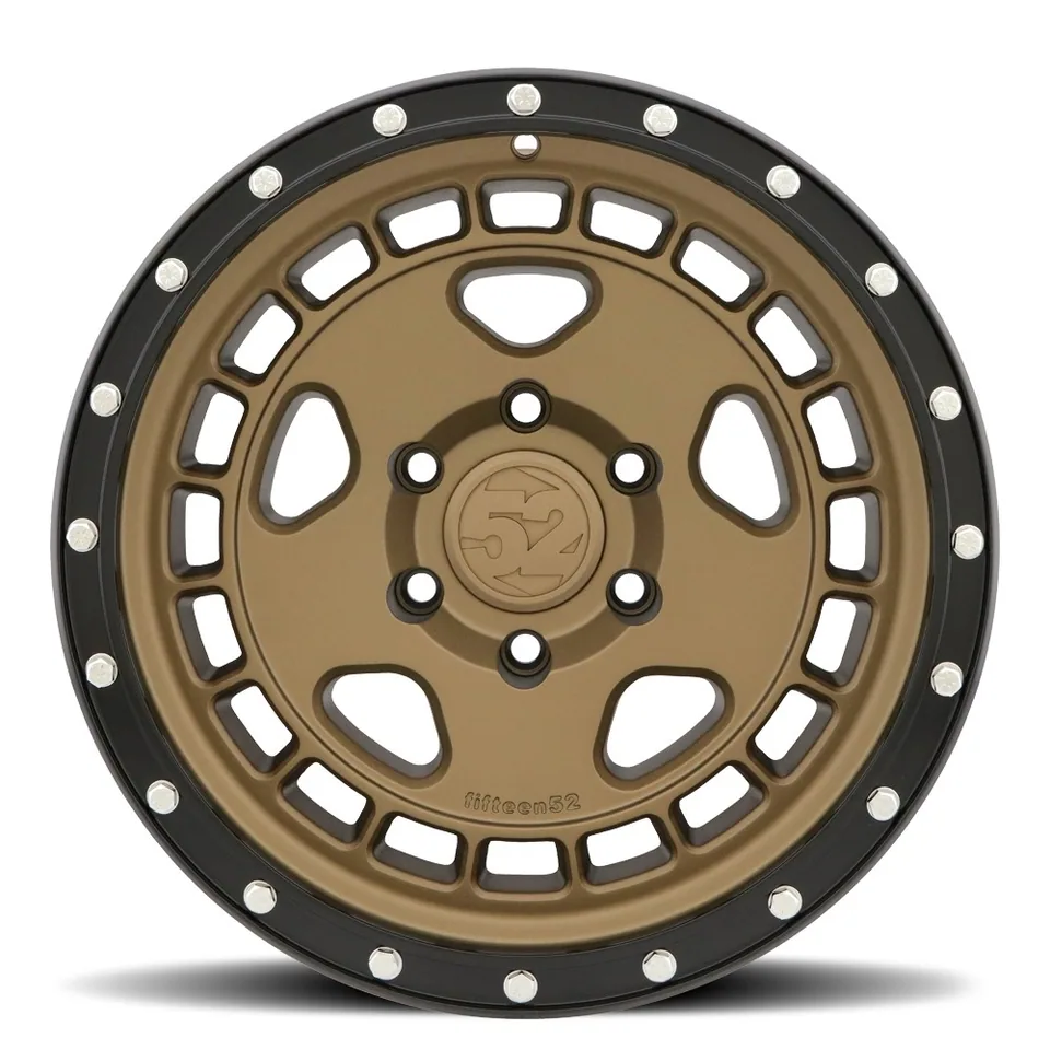 Fifteen52 Off-Road Turbomac HD Block Bronze w/ Black Ring & Steel Hardware 2 of 3