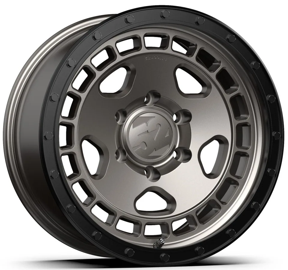 Fifteen52 Off-Road Turbomac HD Magnesium Grey w/ Black Ring & Steel Hardware 1 of 3