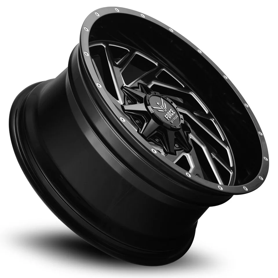 Force Off-Road F16 Gloss Black Milled 6x135 2 of 3