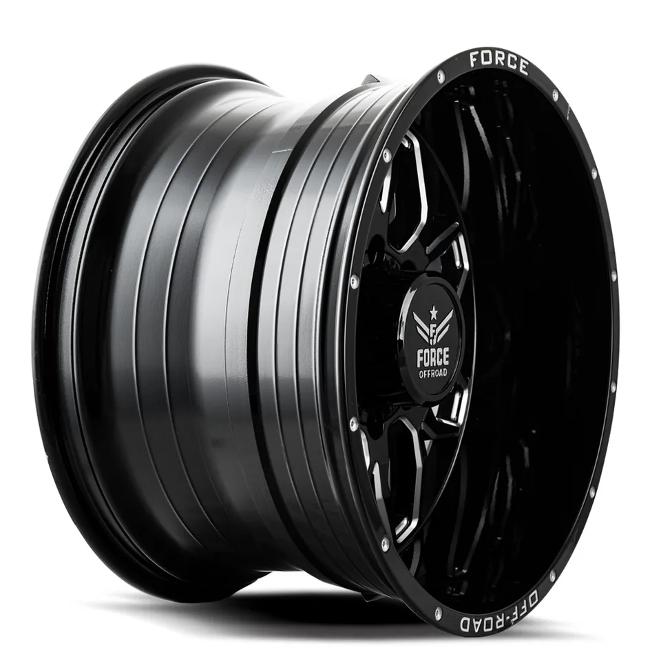 Force Off-Road F30 Gloss Black Milled 5x5/127 2 of 3