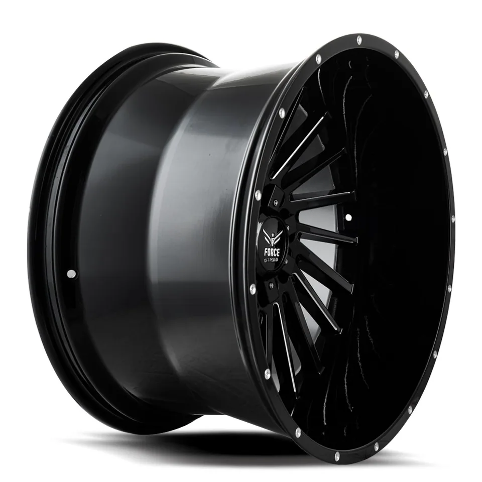 Force Off-Road F38 Gloss Black Milled 5x5.5/139.7 2 of 3