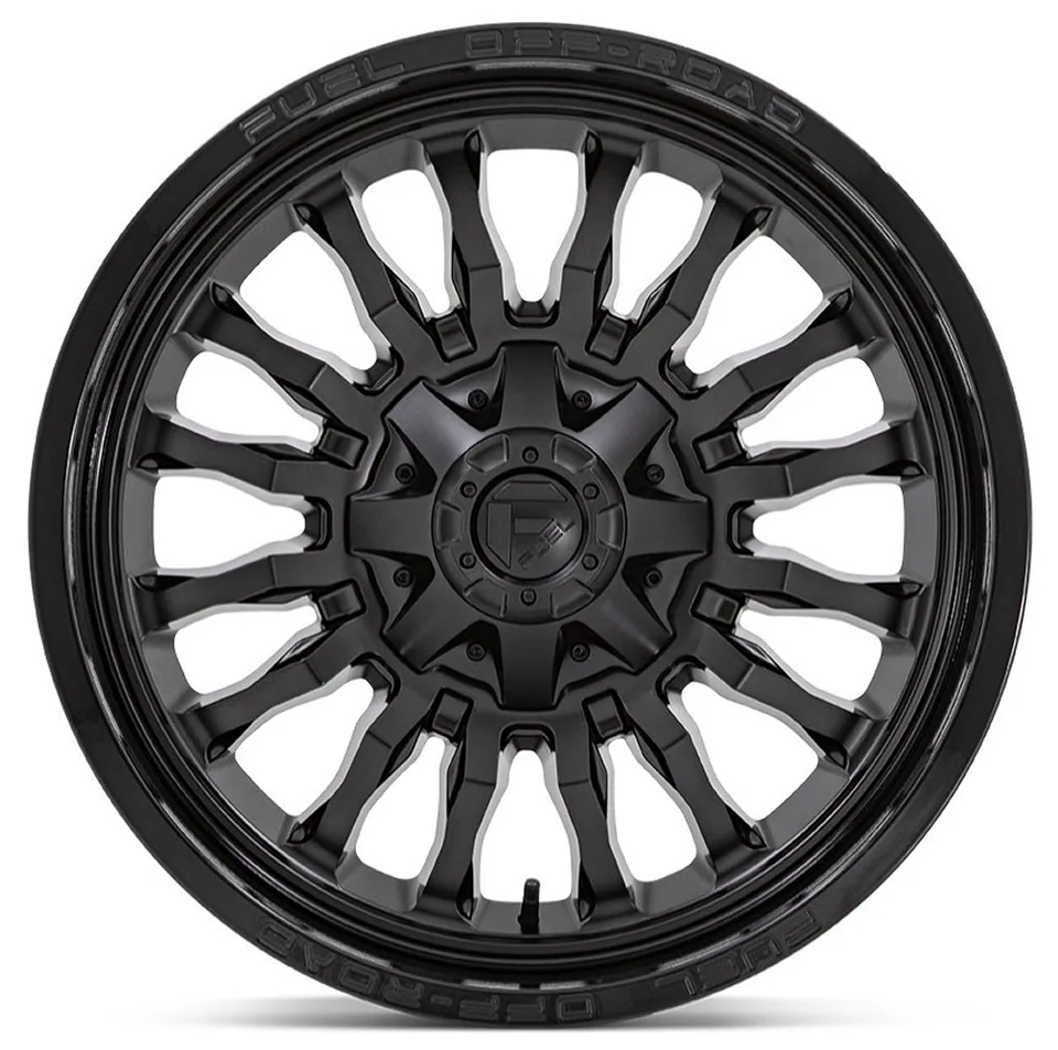 Fuel Off-Road Arc Matte Black w/ Gloss Black Lip D796 2 of 3