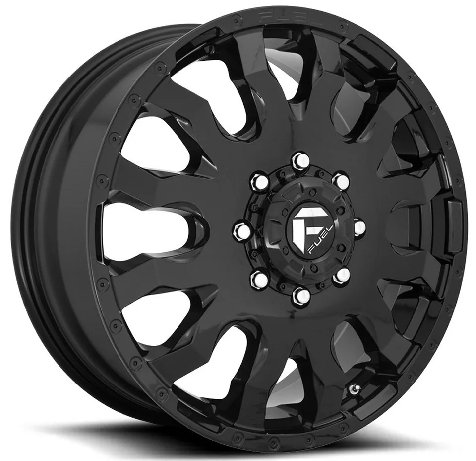 Fuel Off-Road Blitz Gloss Black Dually Front D675 121.5 C.B. 4 of 6