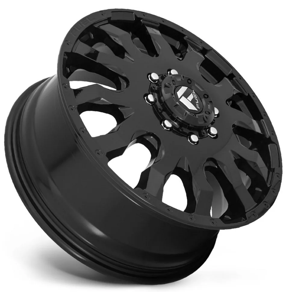Fuel Off-Road Blitz Gloss Black Dually Front D675 121.5 C.B. 5 of 6