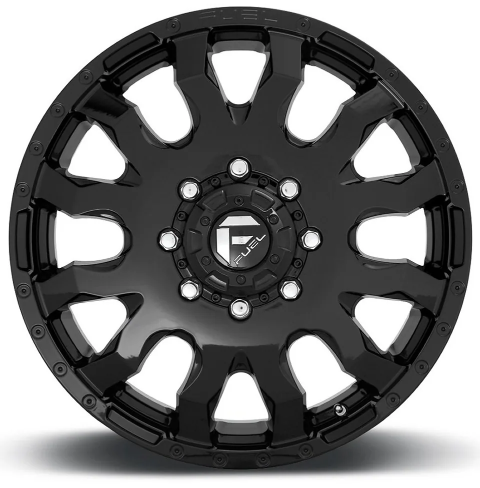 Fuel Off-Road Blitz Gloss Black Dually Front D675 121.5 C.B. 6 of 6