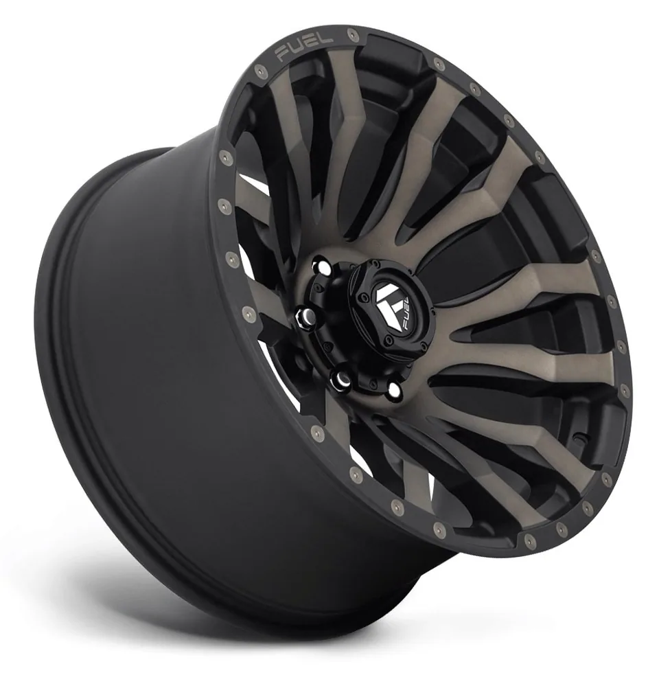 Fuel Off-Road Blitz Matte Black Machined w/ Double Dark Tint D674 3 of 3