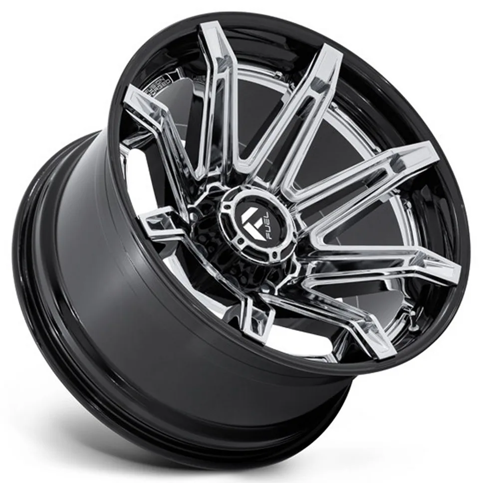 Fuel Off-Road Brawl Chrome w/ Gloss Black Lip FC401 3 of 3
