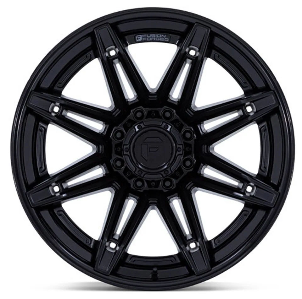 Fuel Off-Road Brawl Matte Black w/ Gloss Black Lip FC401 2 of 3