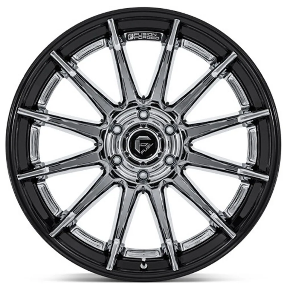Fuel Off-Road Burn Chrome w/ Gloss Black Lip FC403 2 of 3