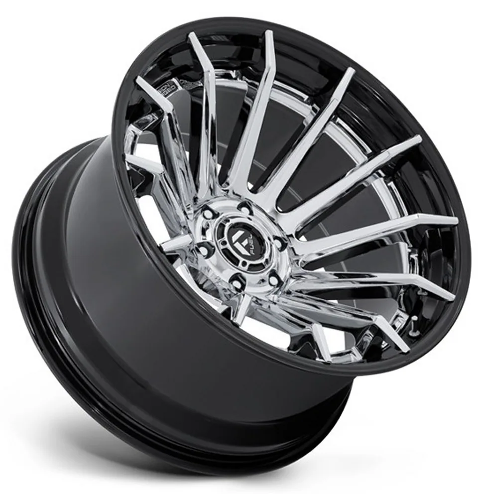 Fuel Off-Road Burn Chrome w/ Gloss Black Lip FC403 3 of 3