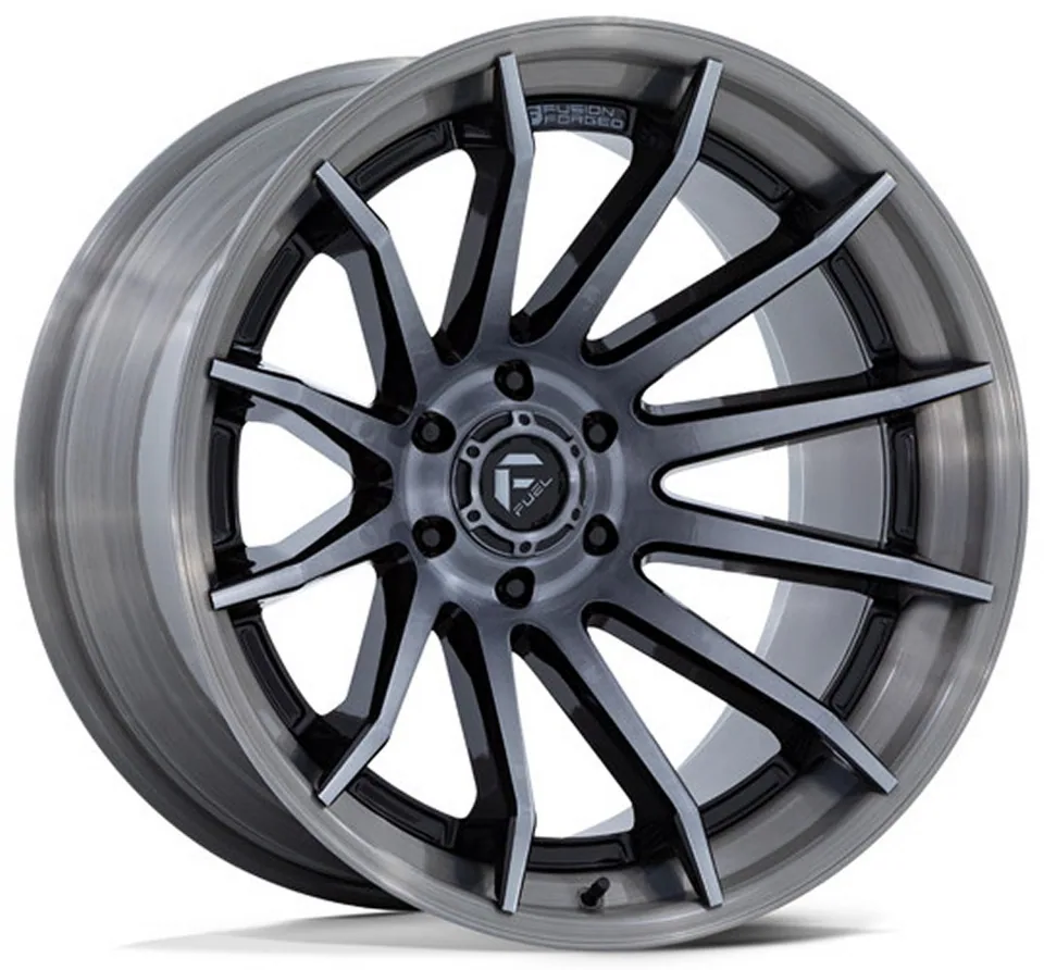 Fuel Off-Road Burn Gloss Black Brushed Dark Tint FC403 1 of 3