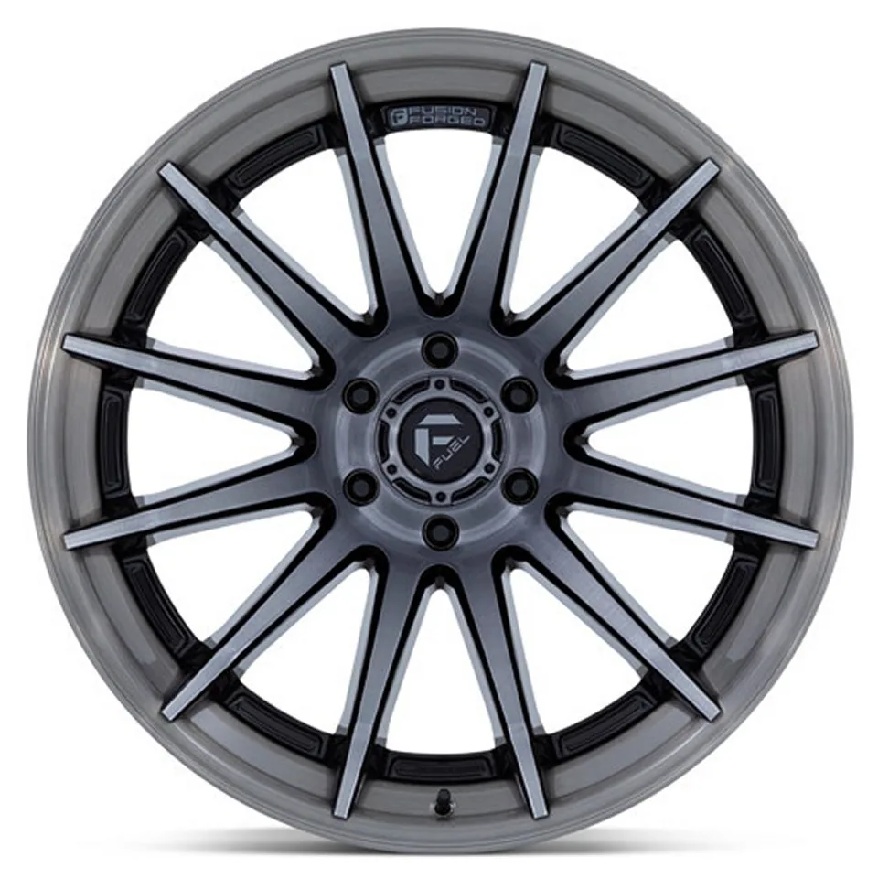 Fuel Off-Road Burn Gloss Black Brushed Dark Tint FC403 2 of 3