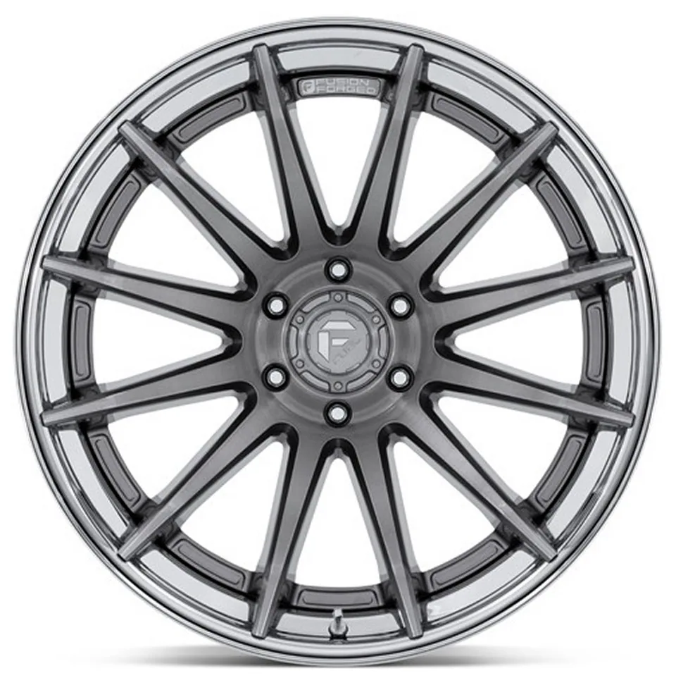 Fuel Off-Road Burn Platinum w/ Chrome Lip FC403 2 of 3