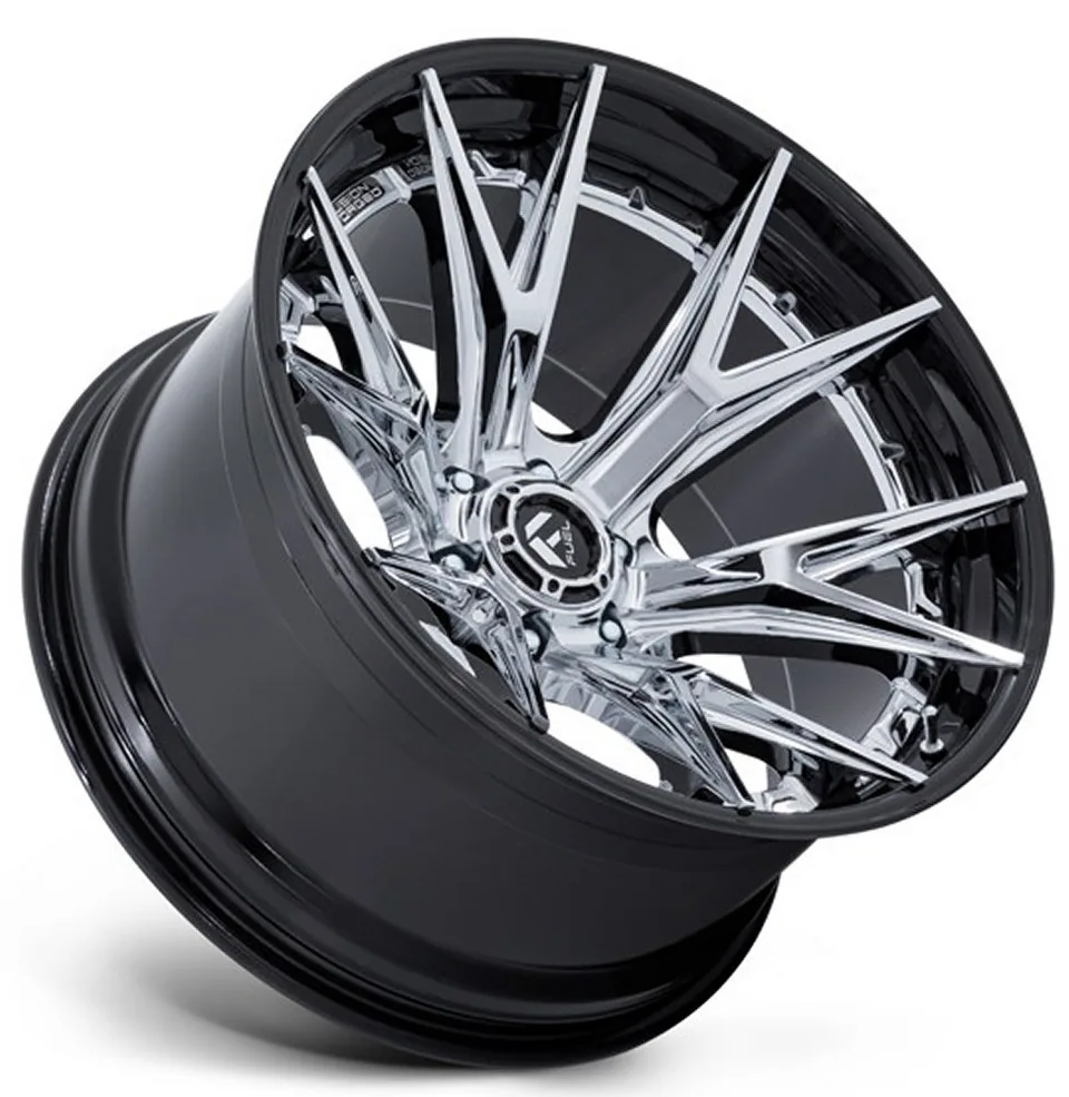 Fuel Off-Road Catalyst Chrome w/ Gloss Black Lip FC402 2 of 3