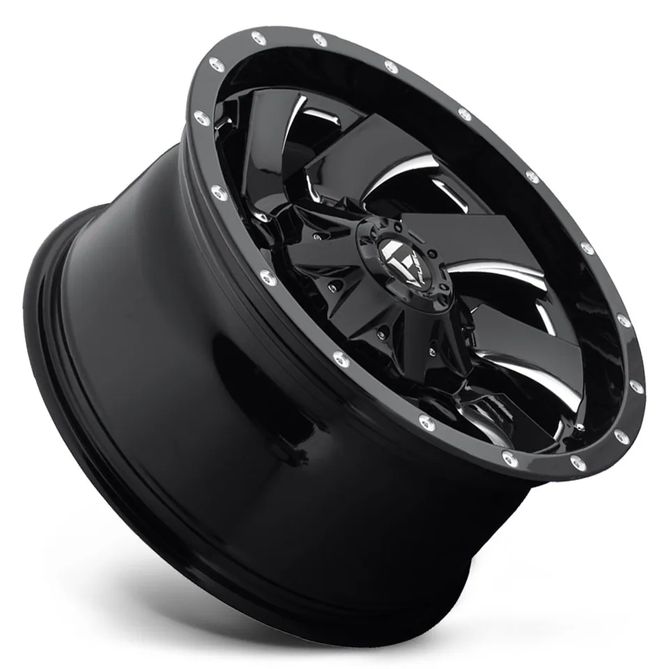 Fuel Off-Road Cleaver Gloss Black Milled D574 2 of 3