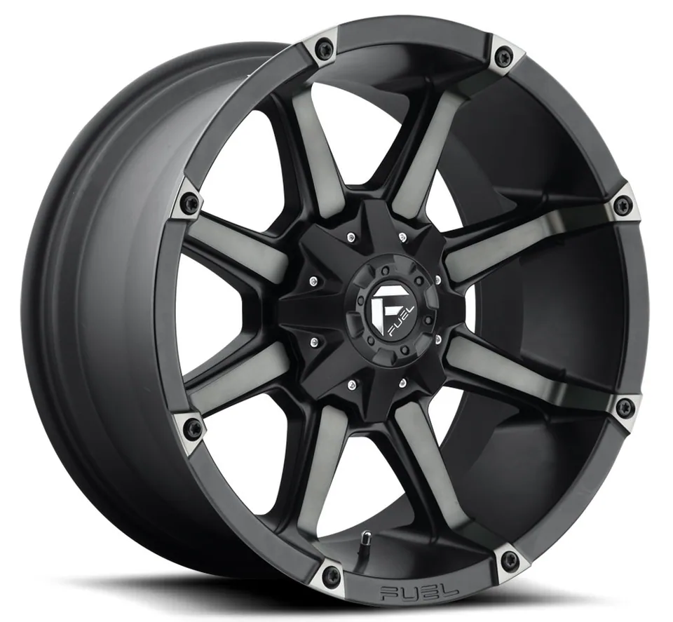 Fuel Off-Road Coupler Black Machined w/ Dark Tint D556 6x135 1 of 1