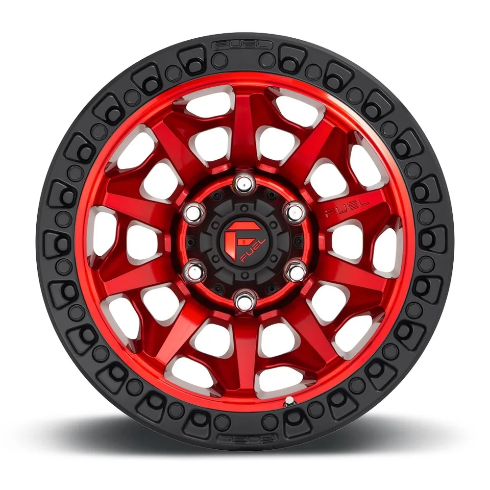 Fuel Off-Road Covert Candy Red w/ Black Ring D695 2 of 3