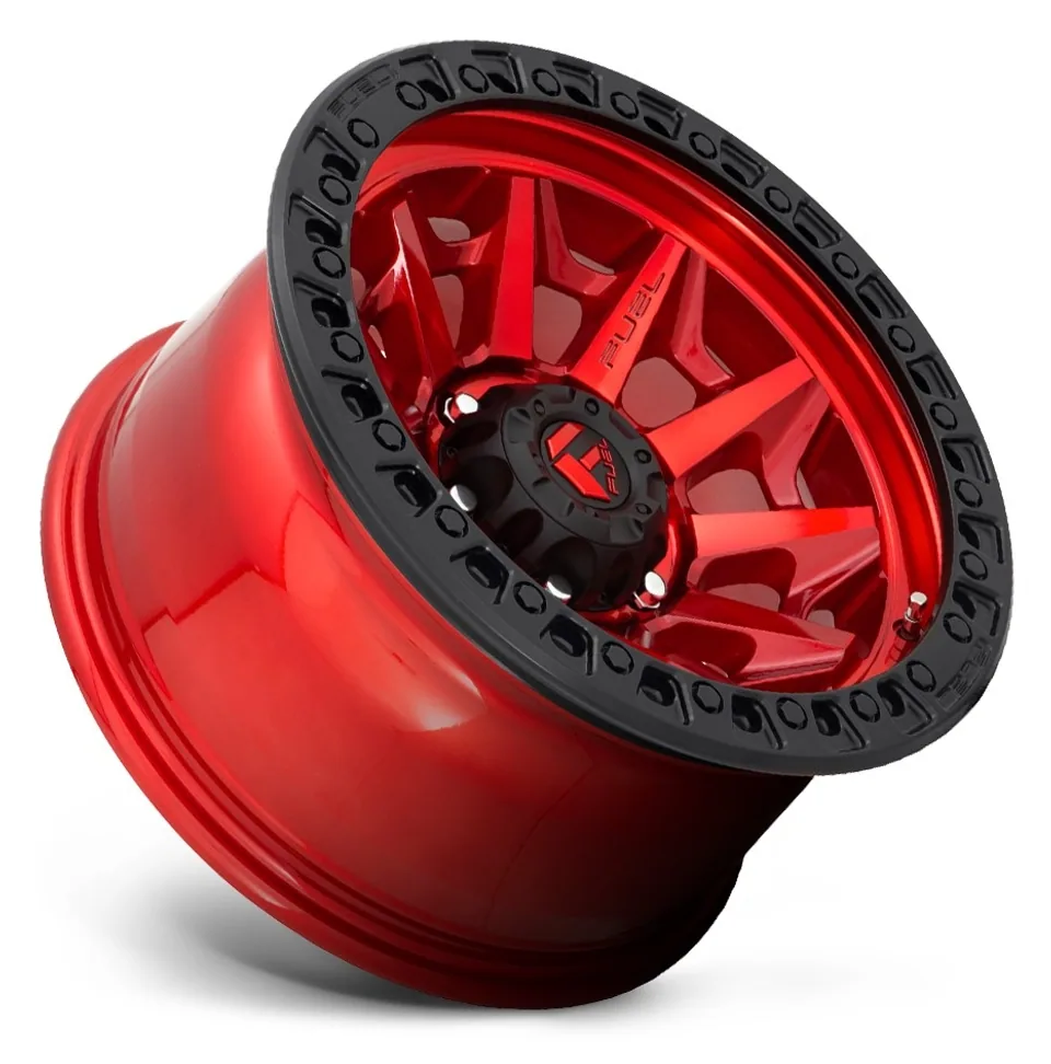 Fuel Off-Road Covert Candy Red w/ Black Ring D695 3 of 3