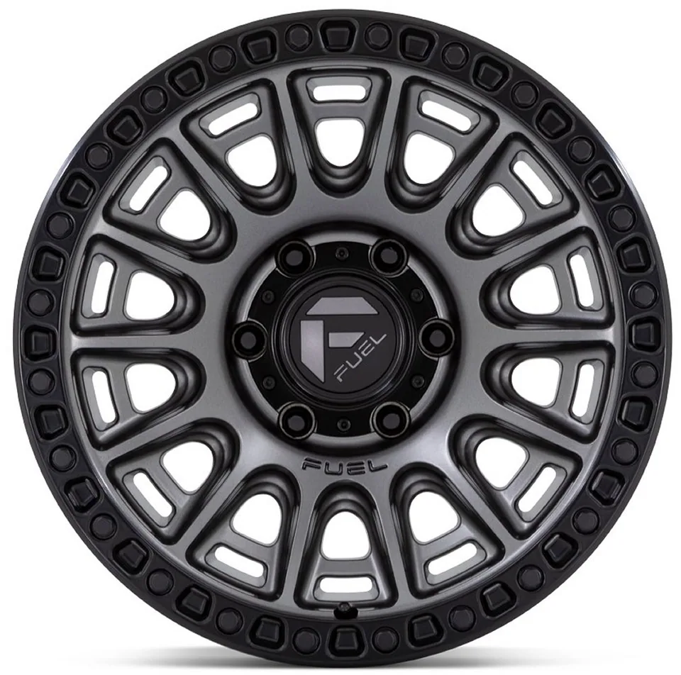 Fuel Off-Road Cycle Matte Gunmetal w/ Black Ring D835 2 of 3