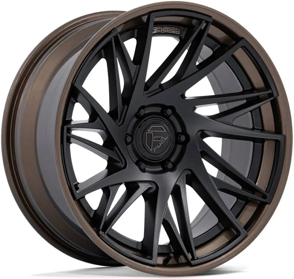 Fuel Off-Road Dynamo Matte Black w/ Gloss Bronze Lip FC405 1 of 3