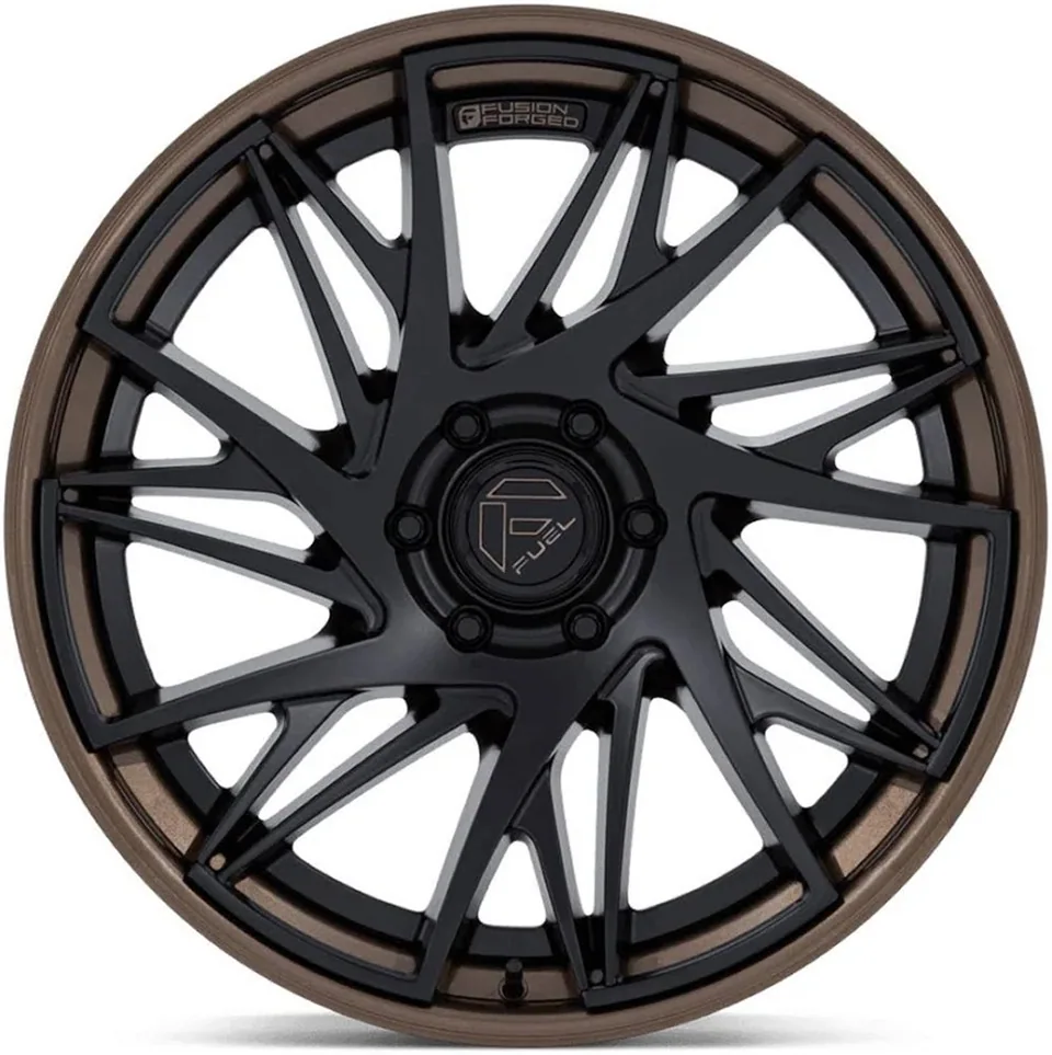 Fuel Off-Road Dynamo Matte Black w/ Gloss Bronze Lip FC405 2 of 3