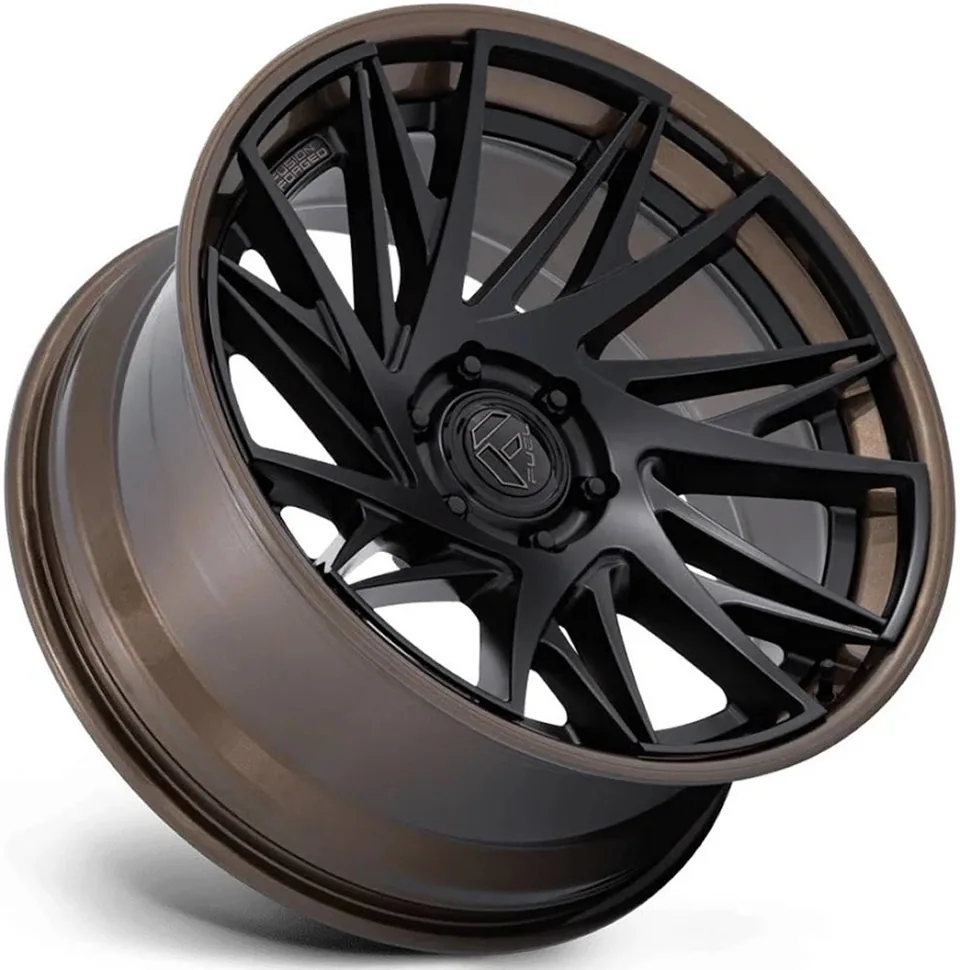 Fuel Off-Road Dynamo Matte Black w/ Gloss Bronze Lip FC405 3 of 3