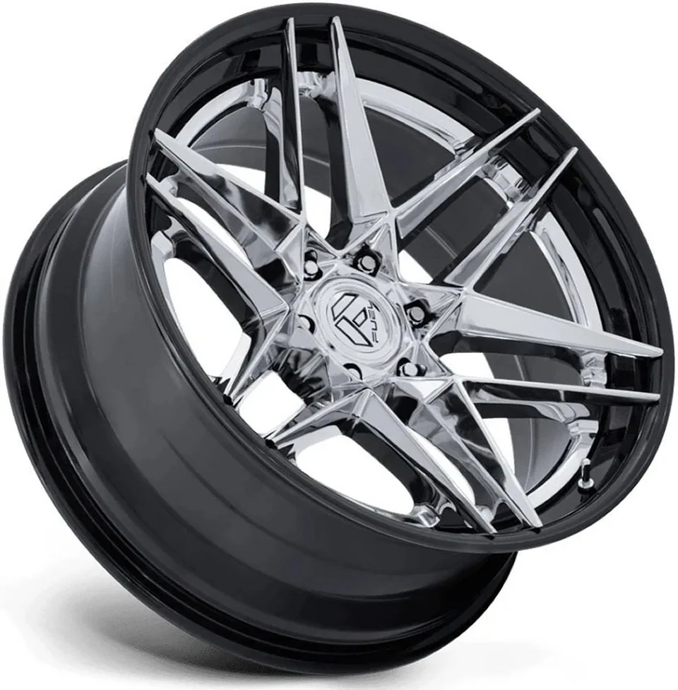 Fuel Off-Road Flight Chrome w/ Gloss Black Lip FC408 3 of 3
