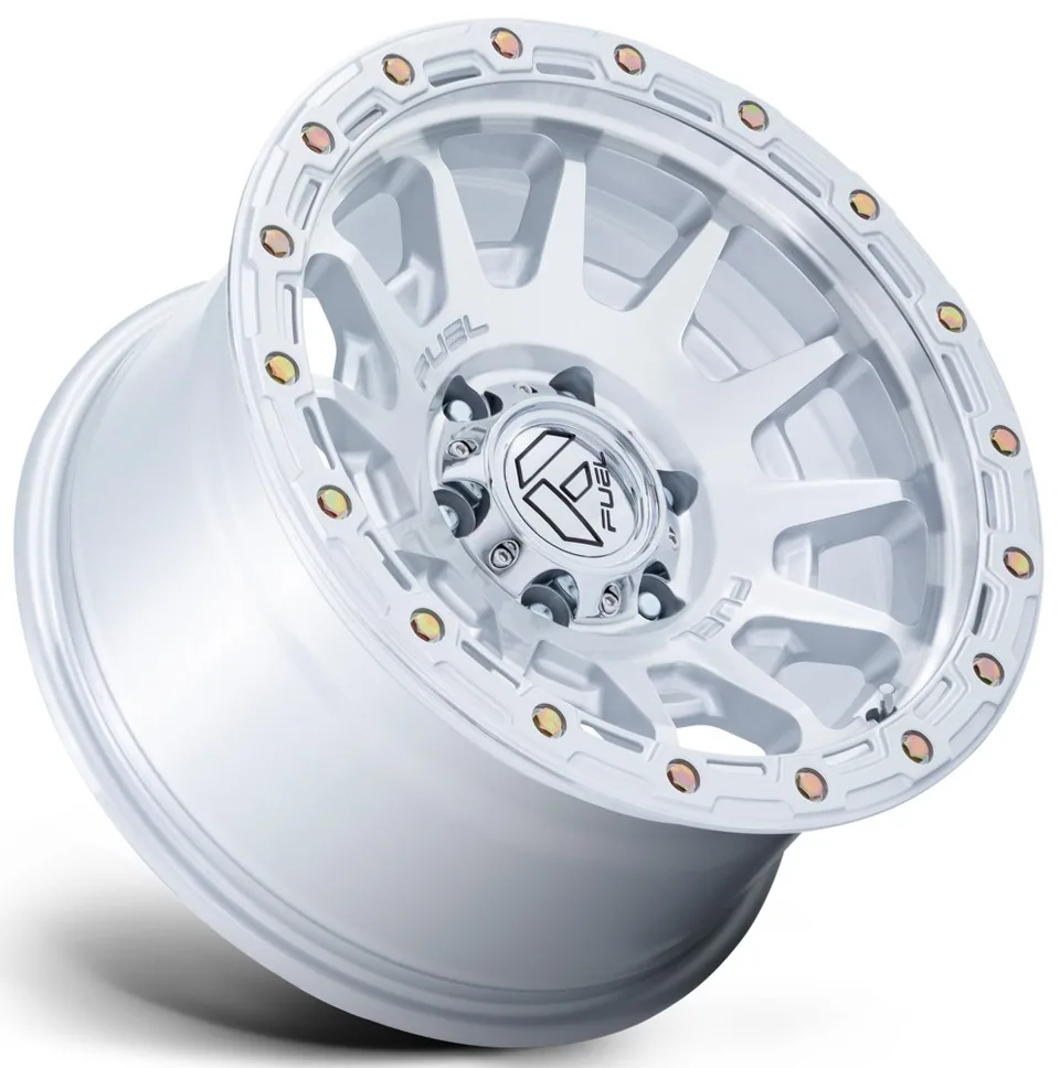 Fuel Off-Road Fortress Gloss Silver Machined FC884 2 of 3
