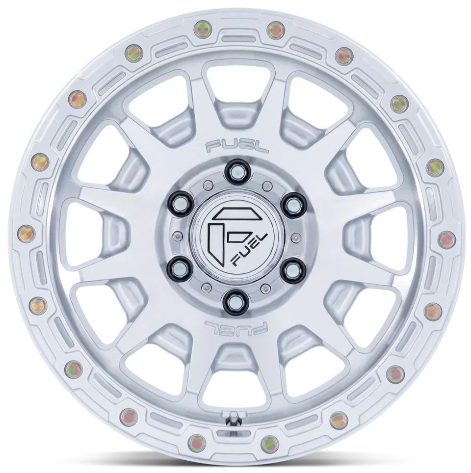 Fuel Off-Road Fortress Gloss Silver Machined FC884 3 of 3