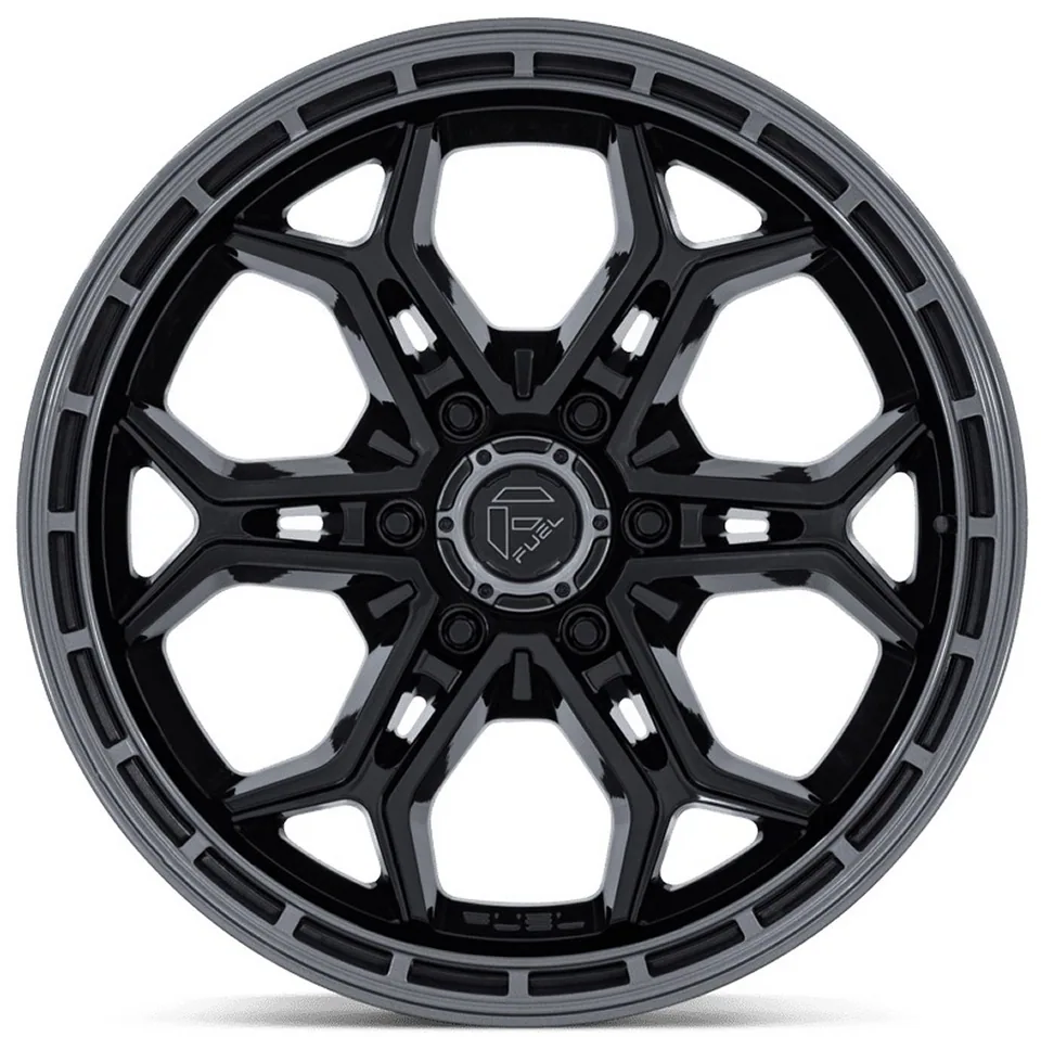Fuel Off-Road Heathen Gloss Black w/ Gloss Gunmetal Lip FC896 2 of 3