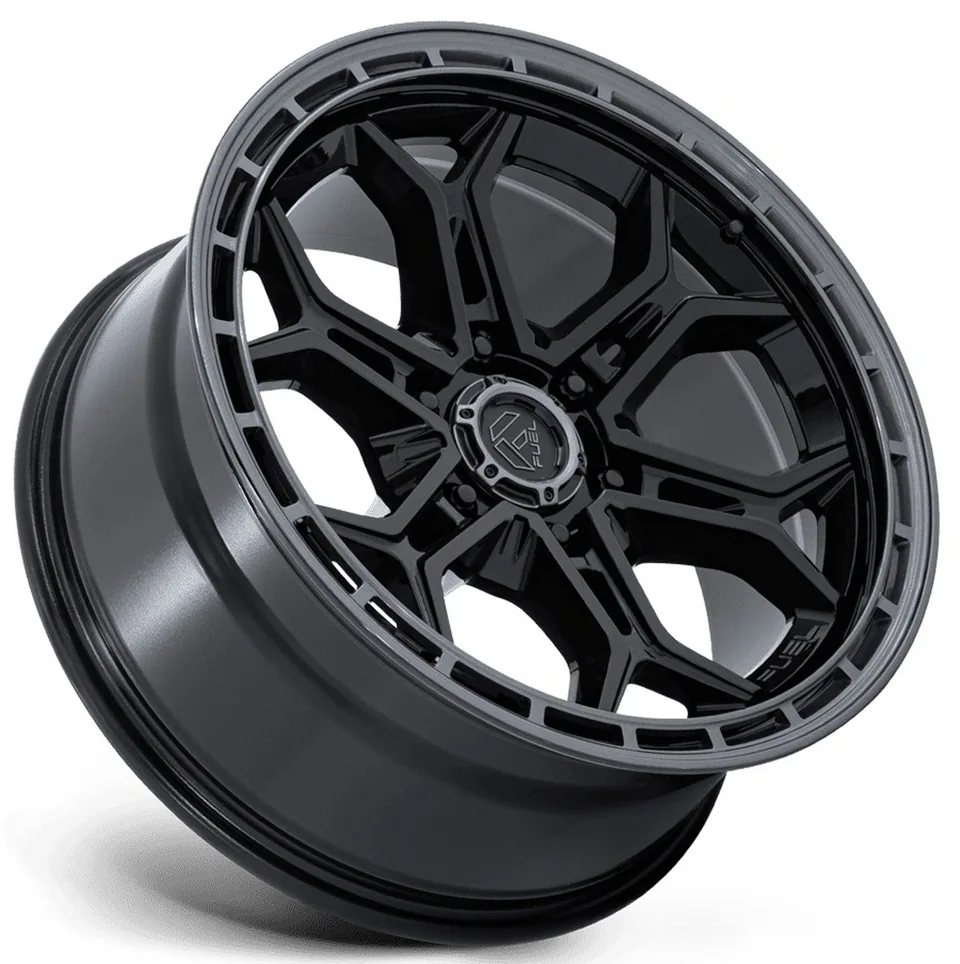Fuel Off-Road Heathen Gloss Black w/ Gloss Gunmetal Lip FC896 3 of 3