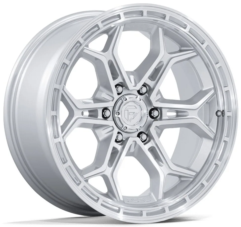 Fuel Off-Road Heathen Gloss Silver Machined FC896 1 of 3