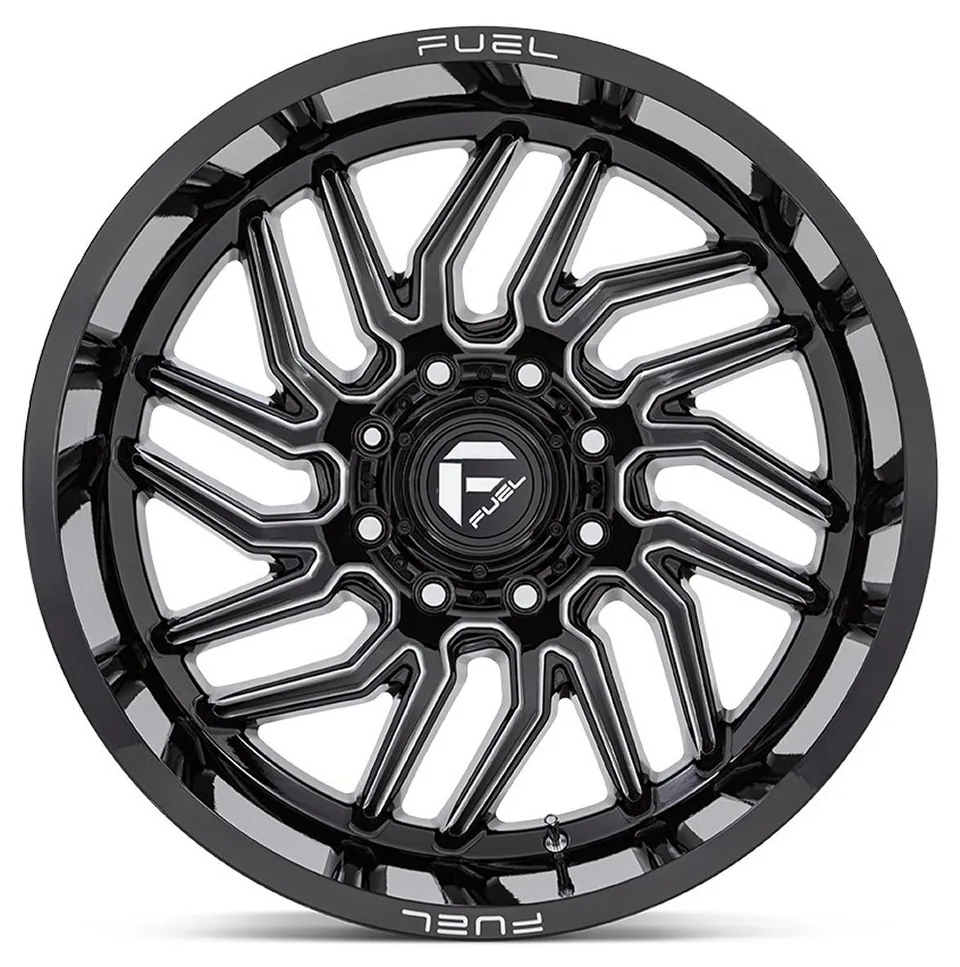 Fuel Off-Road Hurricane Gloss Black Milled D807 2 of 3
