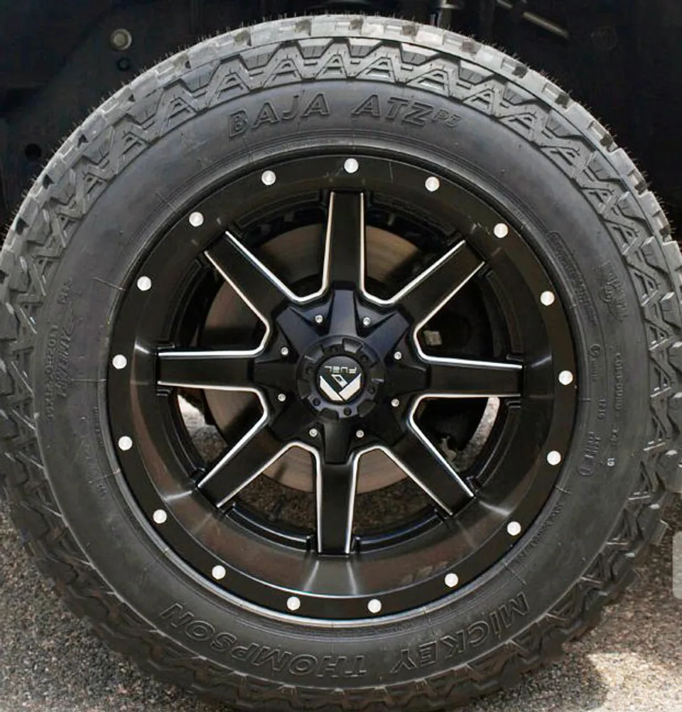 Fuel Off-Road Maverick Matte Black w/ Milled Accent D538 6x4.5/114.3 5 of 12