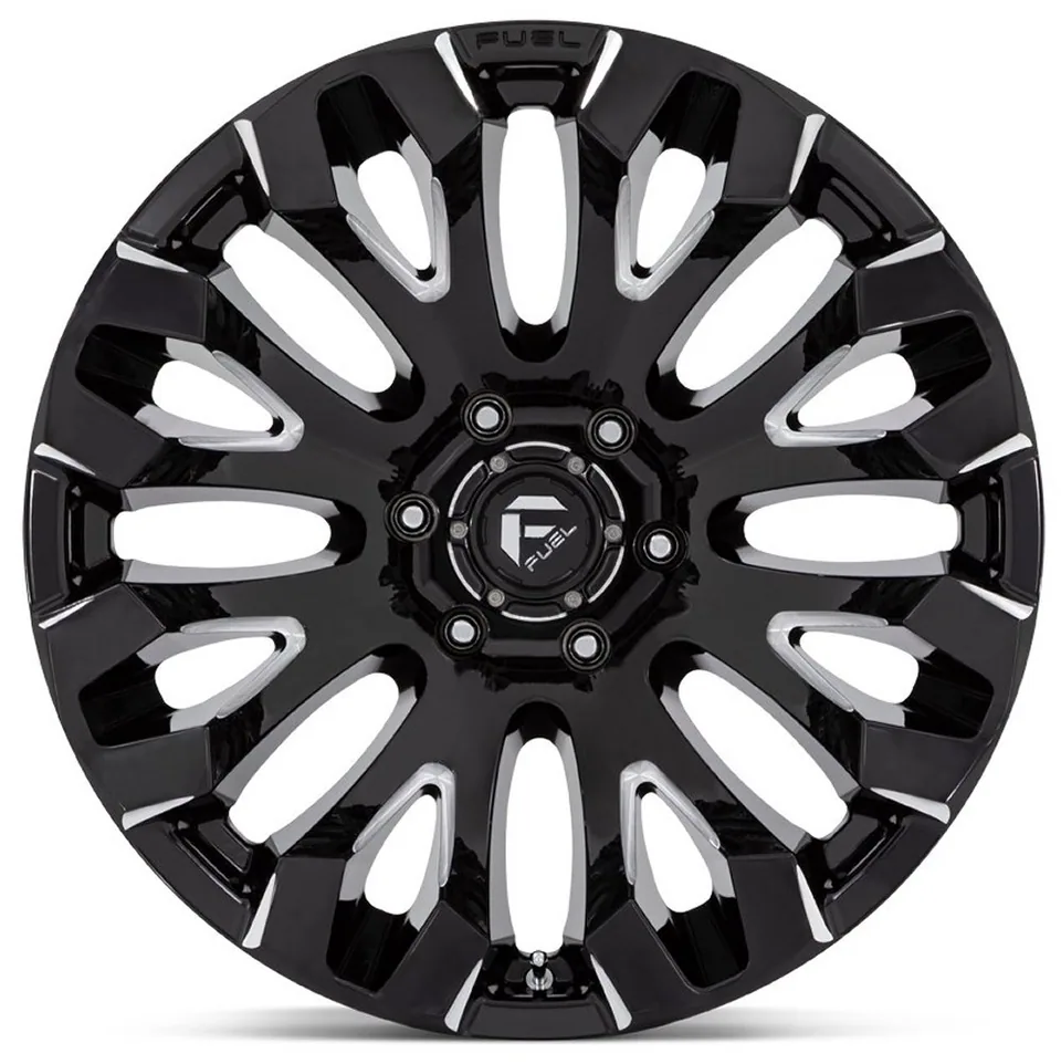 Fuel Off-Road Quake Gloss Black Milled D828 3 of 3